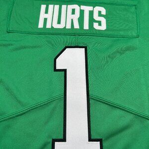 Philadelphia Eagles #1 Jalen Hurts All-Stitched Kelly Green Jersey Men's Sizes
